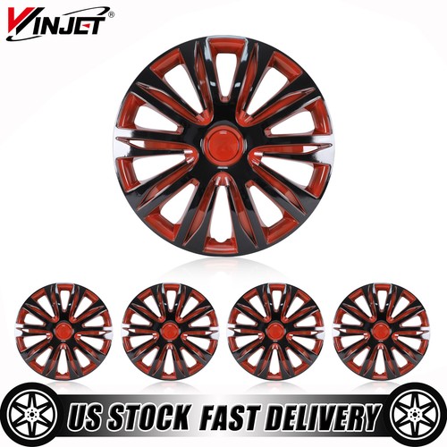 4pcs red black wheel - red, &